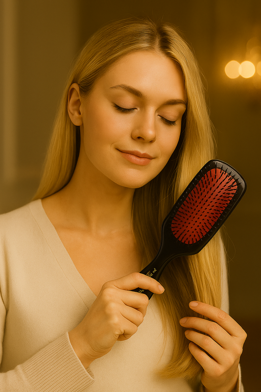 Mason Pearson B4 Pocket Bristle Brush Black